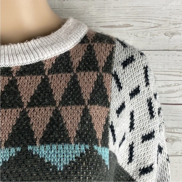 Vintage Sweater 💕 80s Retro Pastel - Picture 4 of 12